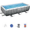 Каркасный бассейн BESTWAY POWER STEEL 404х201х100см, 6478л, фильтр-насос 2006л/ч 56721 BW